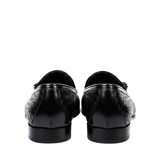 Classic Loafers With Regal Weave Detailing