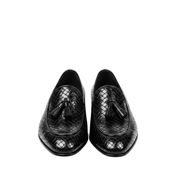 Classic Loafers With Regal Weave Detailing