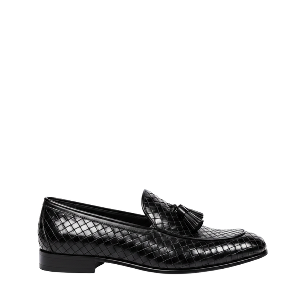Classic Loafers With Regal Weave Detailing