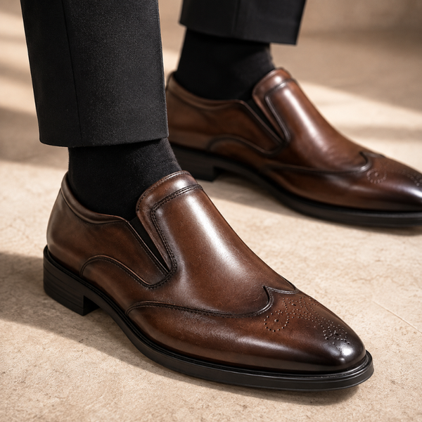 Classic Medallion Slip-On Shoes Loafer