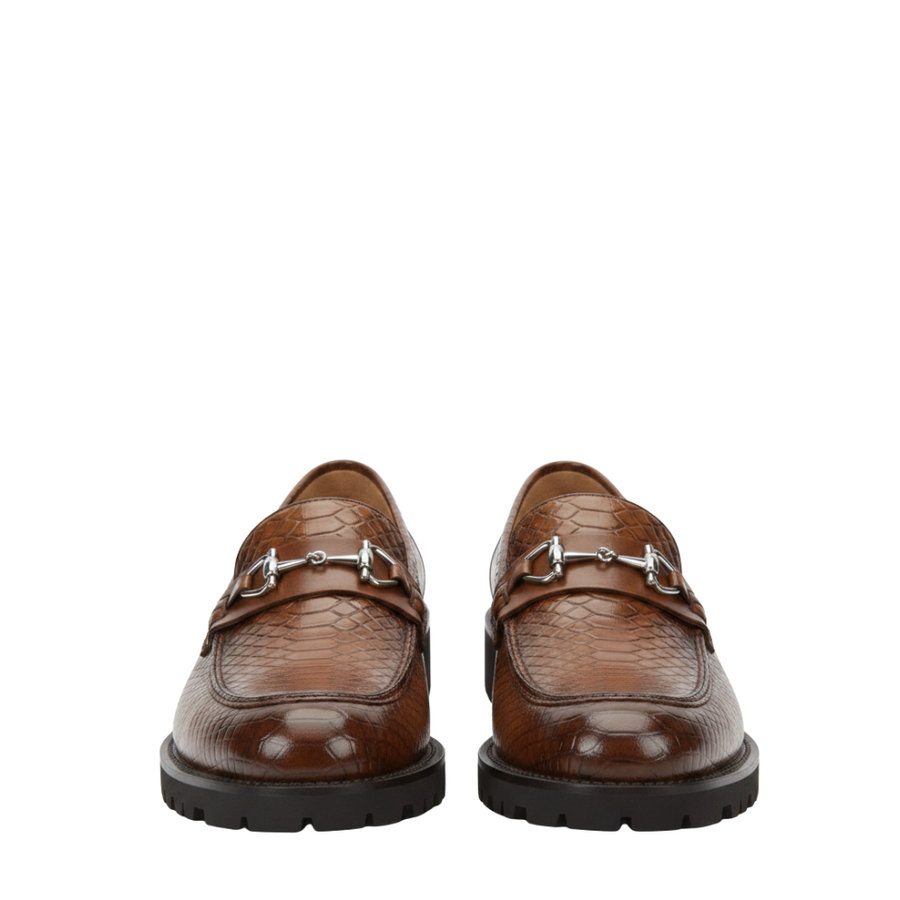 Serpent Crest Classic Loafers