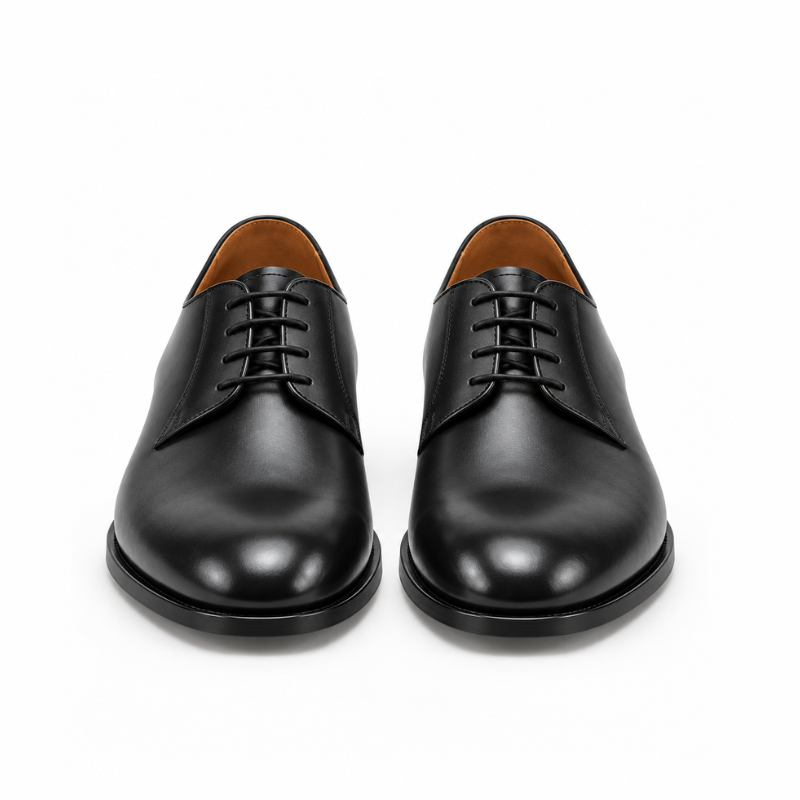 Classic Plain-Toe Derby Shoes