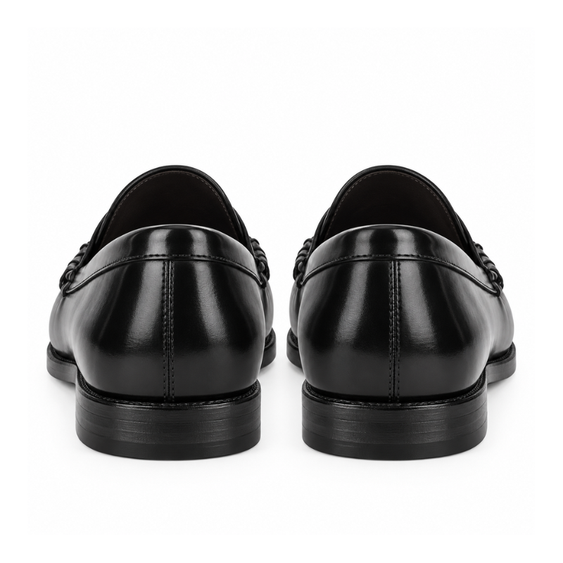 Classic Plain Shiny Leather Penny Loafer