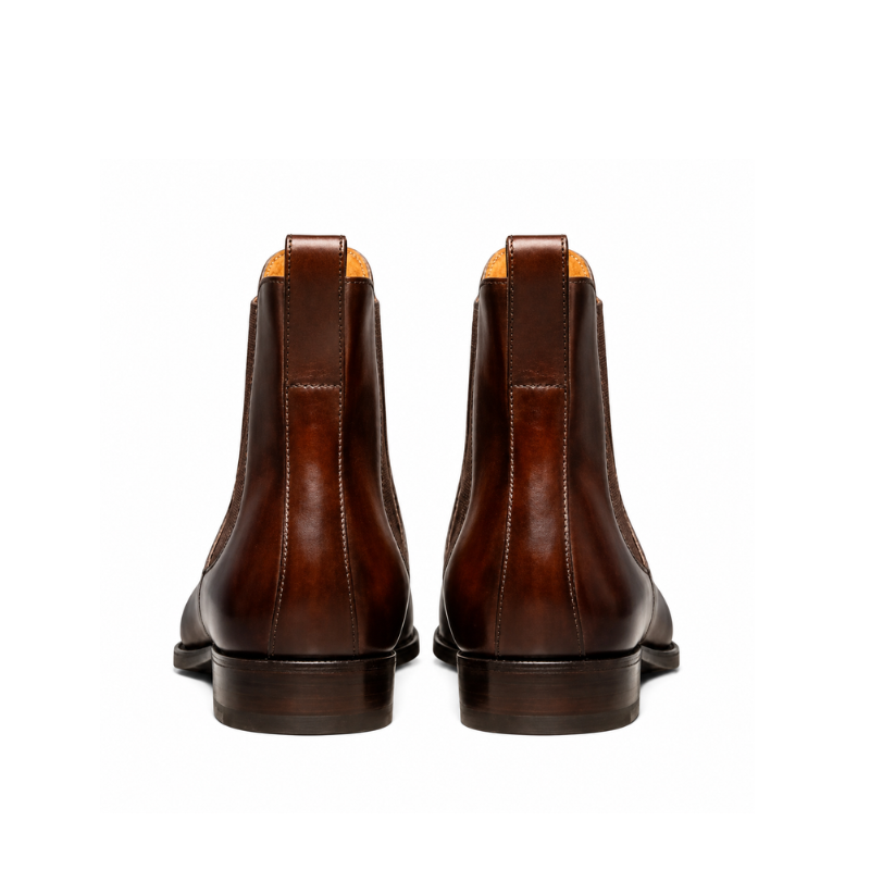 Classic Rich Espresso Chelsea Boots for Mens