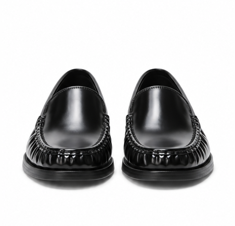 Classic Ruched Penny Loafer