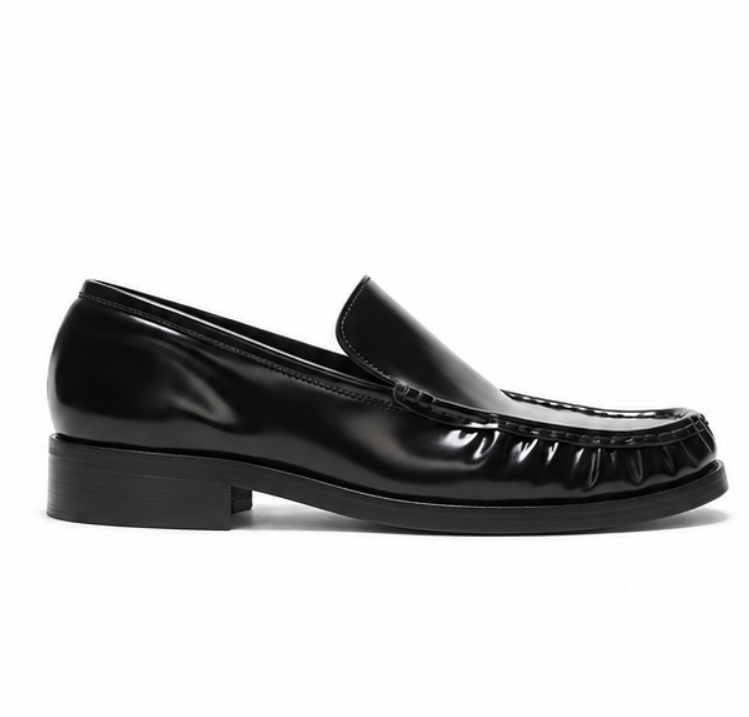 Classic Ruched Penny Loafer