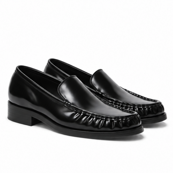 Classic Ruched Penny Loafer