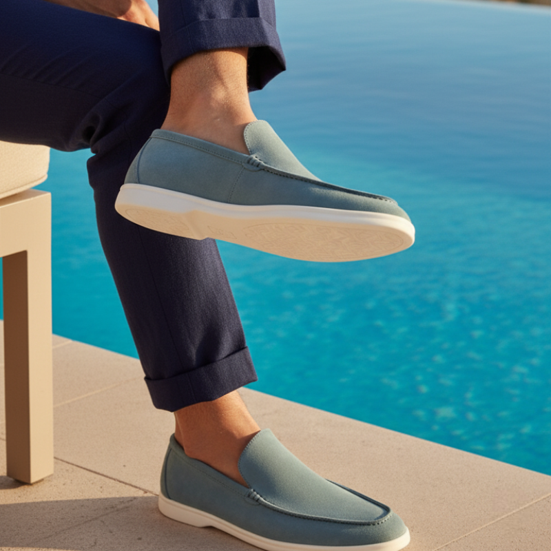 Classic Slip On Loafers With Contemporary Edge