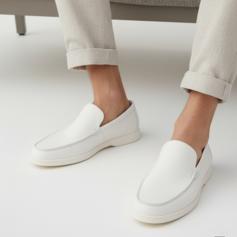 Classic Slip On Loafers With Contemporary Edge