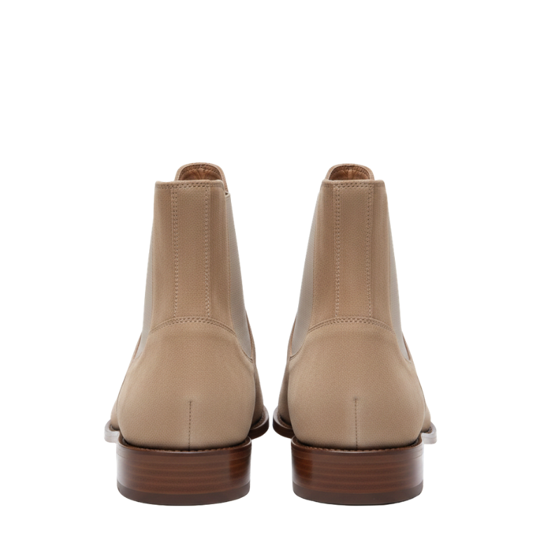 Classic Suede Chelsea Boots With Italian Elegance
