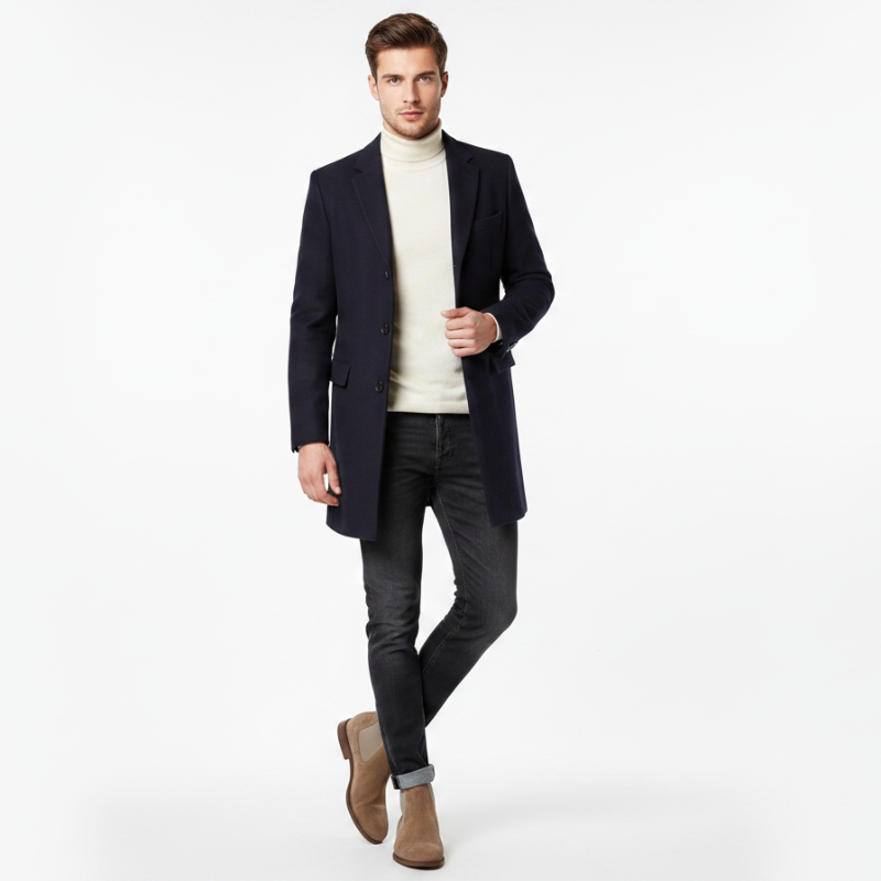 Classic Suede Chelsea Boots With Italian Elegance