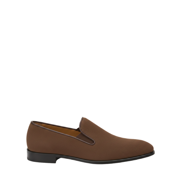 Classic Suede Gentlemen’s Slip On Loafers - Coffee Brown