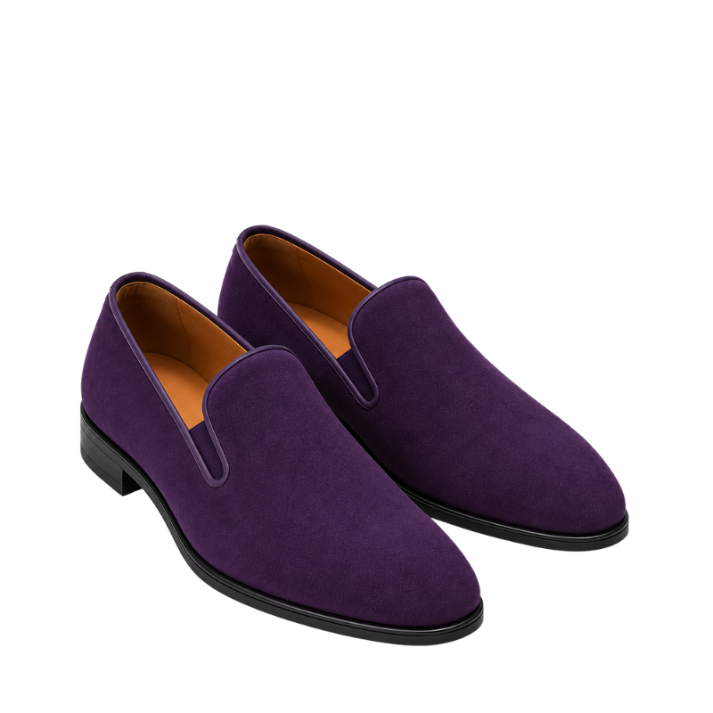 Classic Suede Gentlemen's Slip On Loafers