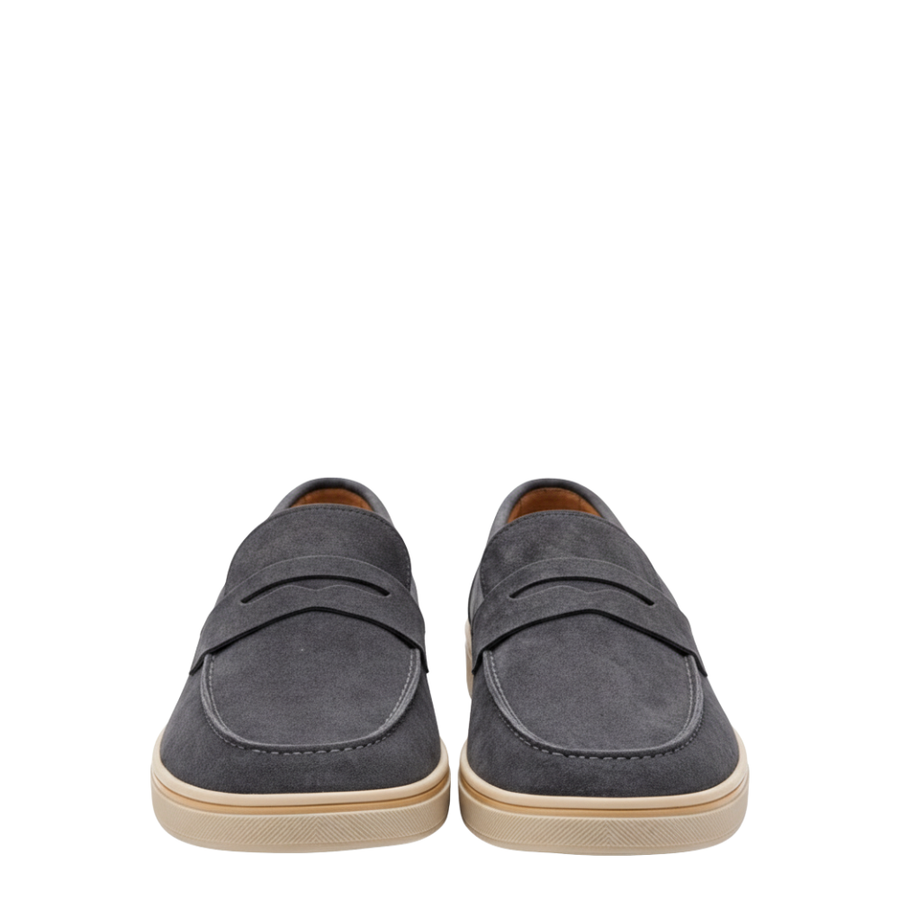 Classic Suede Italian Loafer with Modern Sole