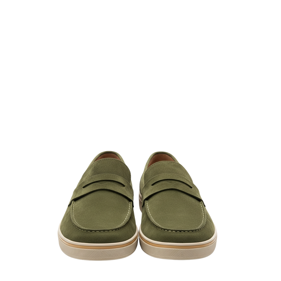 Classic Suede Italian Loafer with Modern Sole