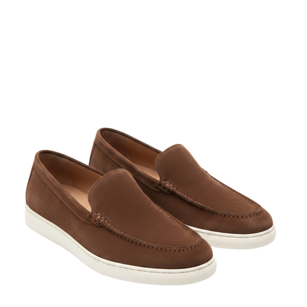 Classic Suede Loafers With Smooth Refined Versatility