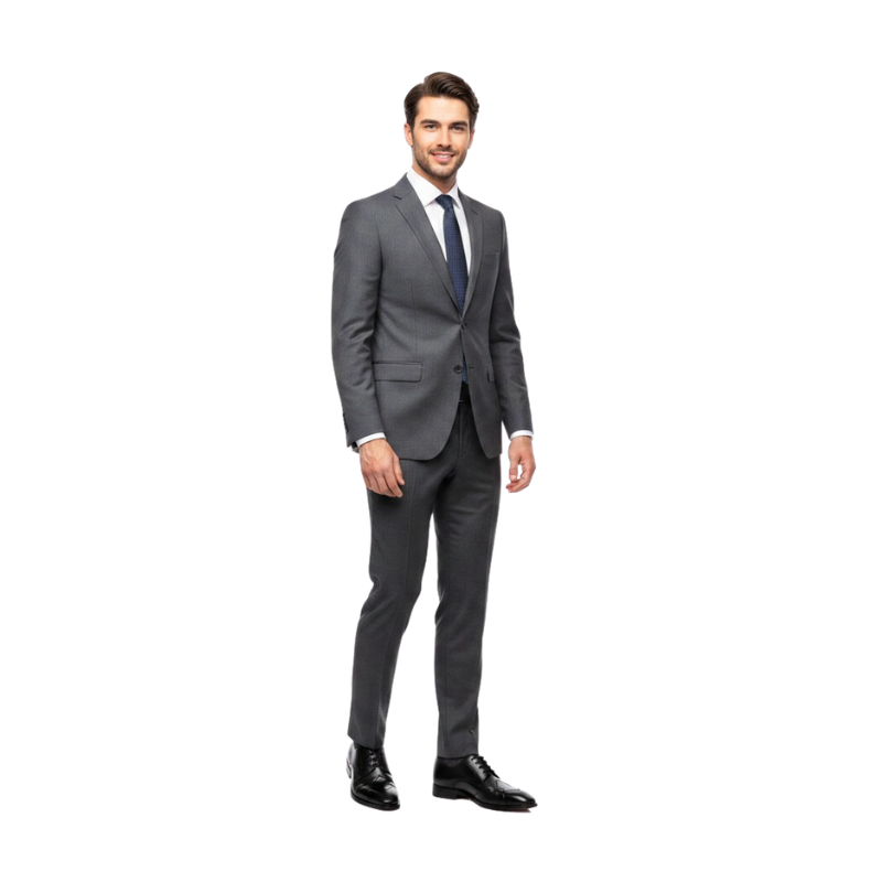 Classic Two-Tone Brogue Oxfords With Geometry Elegance