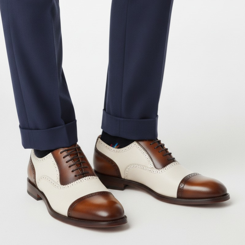 Classic Virtue Two Tone Oxford Shoes