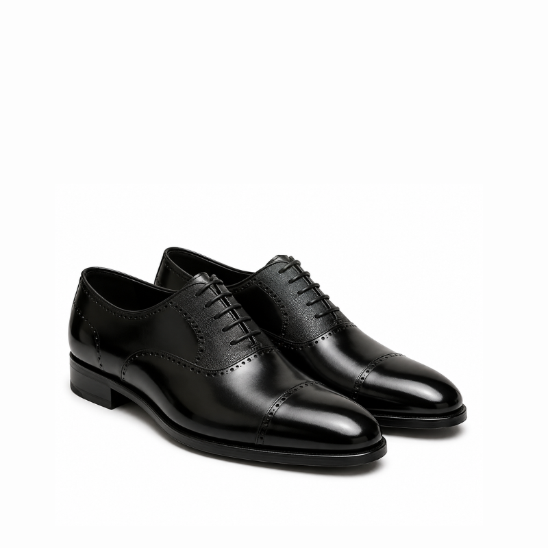 Classic Zayn Cap Toe Leather Oxford Shoes