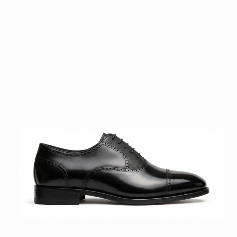 Classic Zayn Cap Toe Leather Oxford Shoes