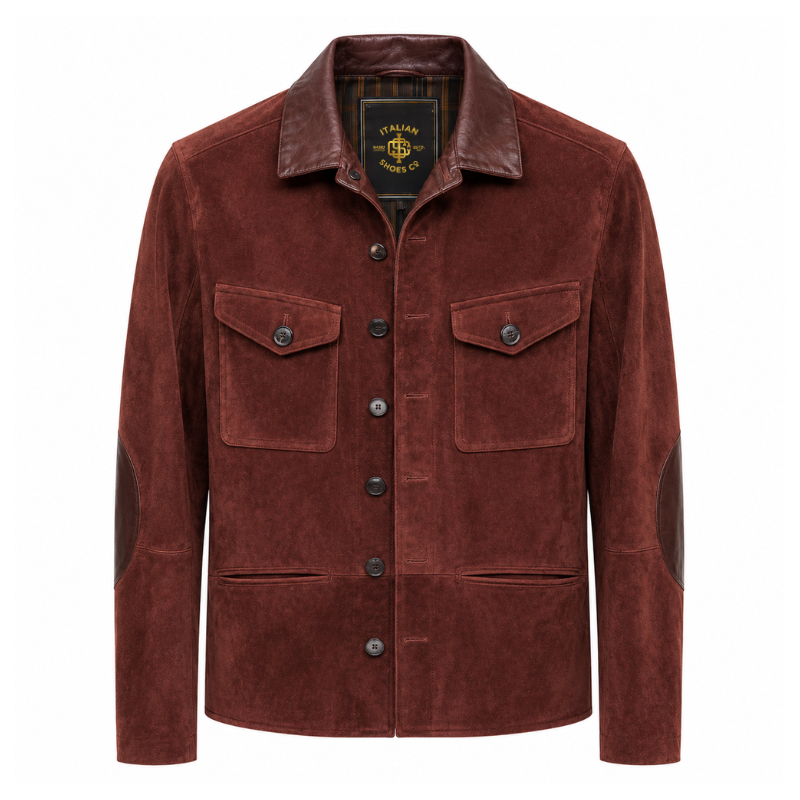 Men's  Suede Classic Utility Jacket