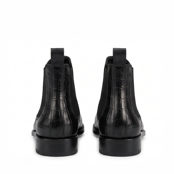 Conrad Croco Leather Chelsea Boots