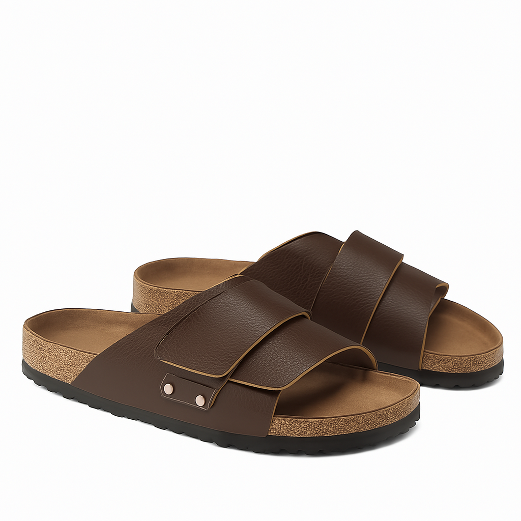 BreezFit Slip On Regular Black Sandal