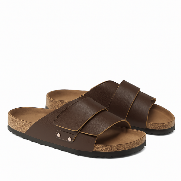 BreezFit Slip On Regular Sandal - Brown