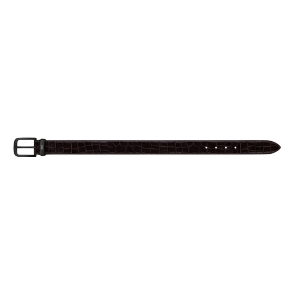 Croc Crest Luxury Leather Belt
