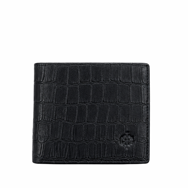 Croc Heritage Leather Italian Bifold Wallet