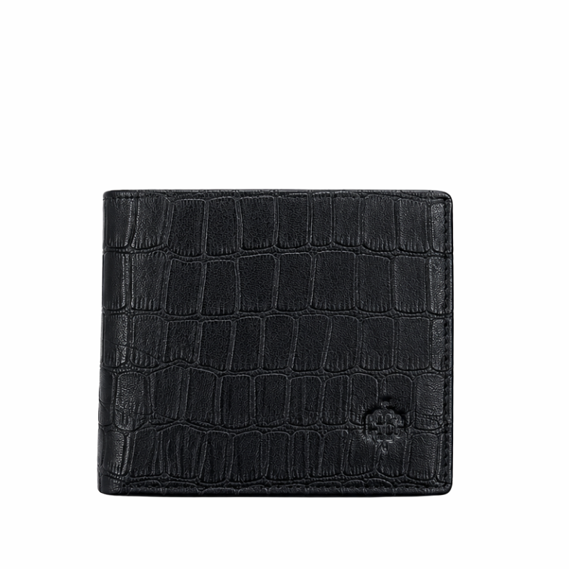 Croc Heritage Leather Italian Bifold Wallet