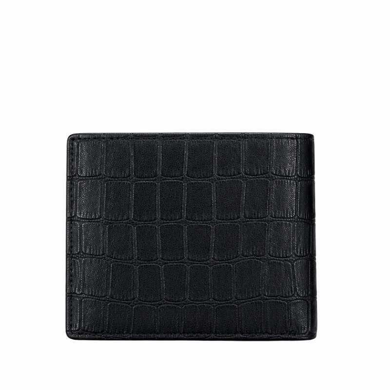 Croc Heritage Leather Italian Bifold Wallet