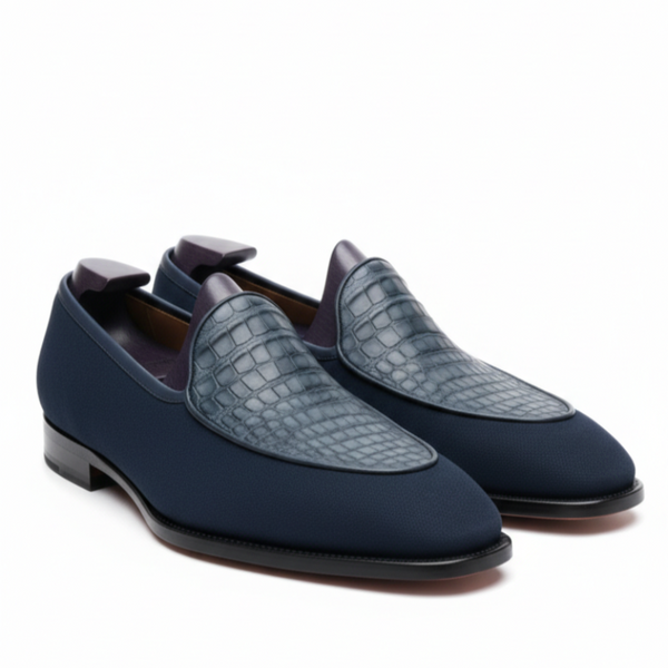 Croc Elegance Slip On Italian Loafers
