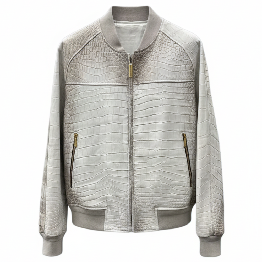Croc Luxe Bomber Italian Jacket