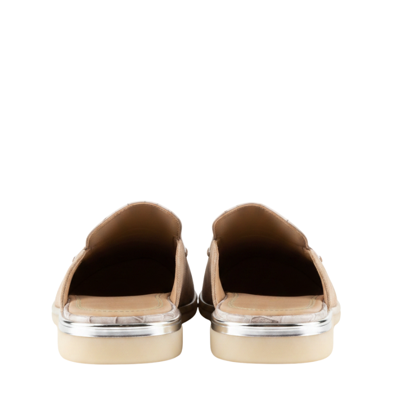 Croc Texture Italian Style Comfort Mule