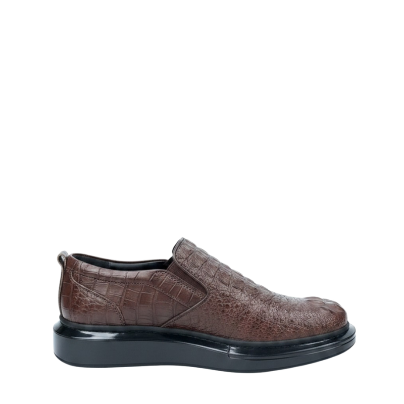 Croco Edition Monarch Leather Loafers
