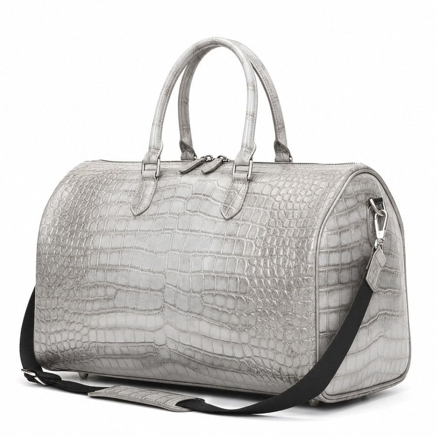 Croco Ember Luxe Travel Duffel Bag