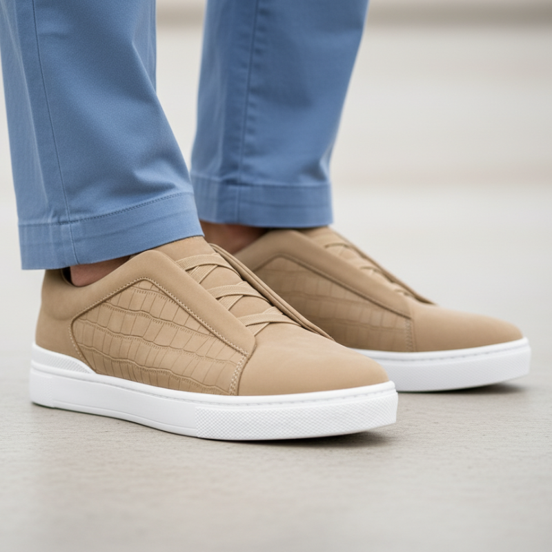 Croco Fusion Tripple Stitch Comfort Sneakers