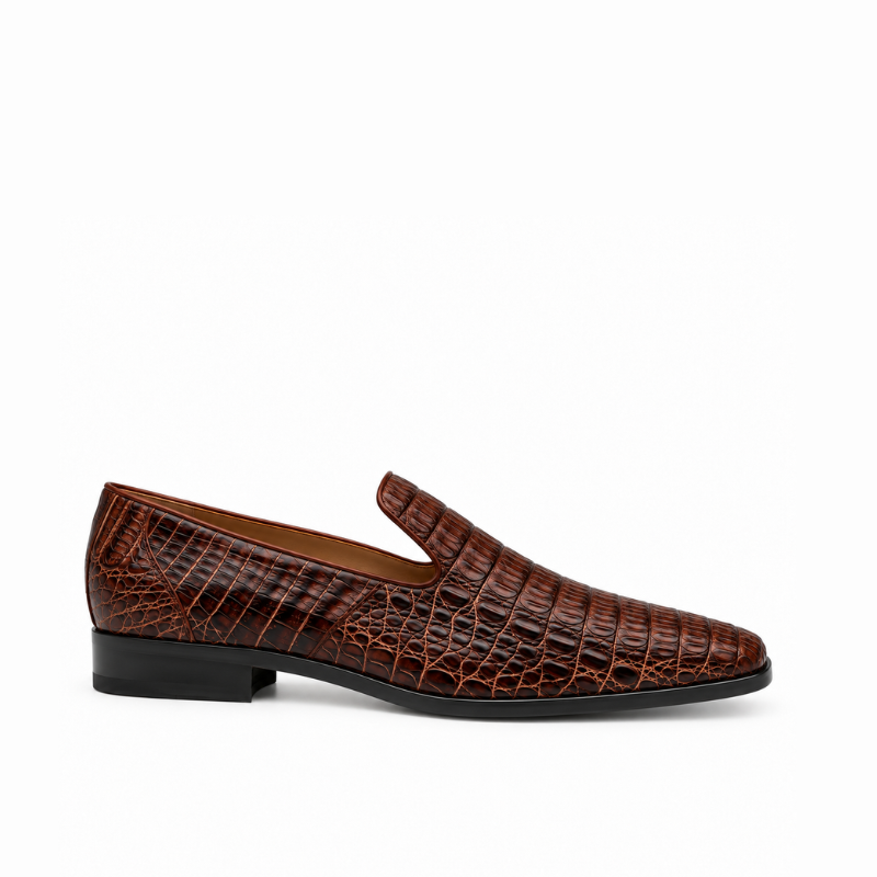 Crocodile Leather Loafers