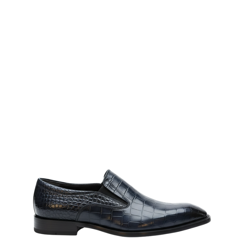Crocodile Pattern Leather Premium Loafers