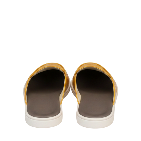 Crocodile Patterned Luxe Statement Mule