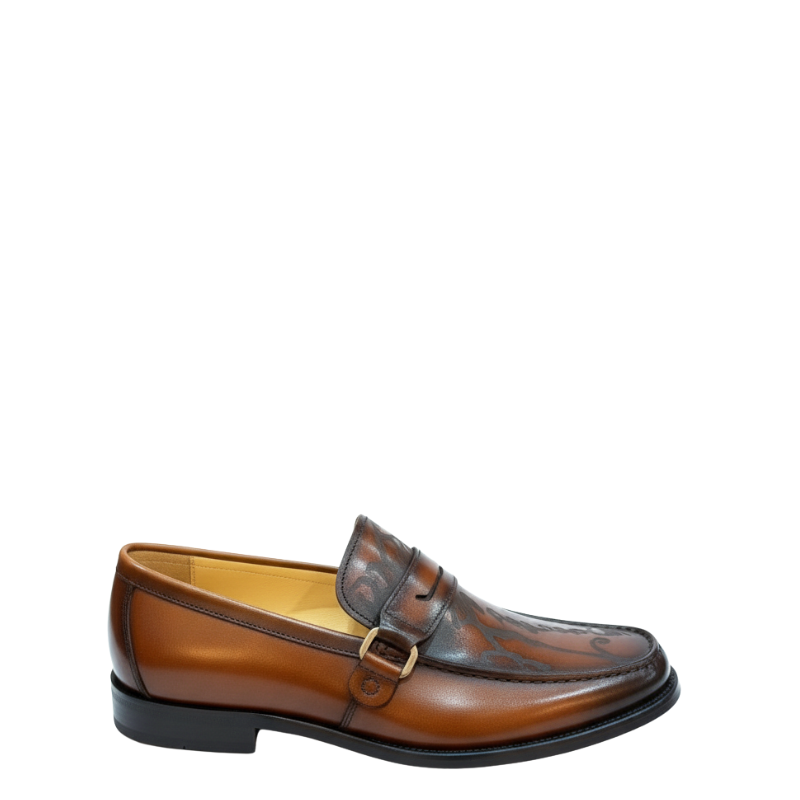 Imperial Patina Script Strap Loafers