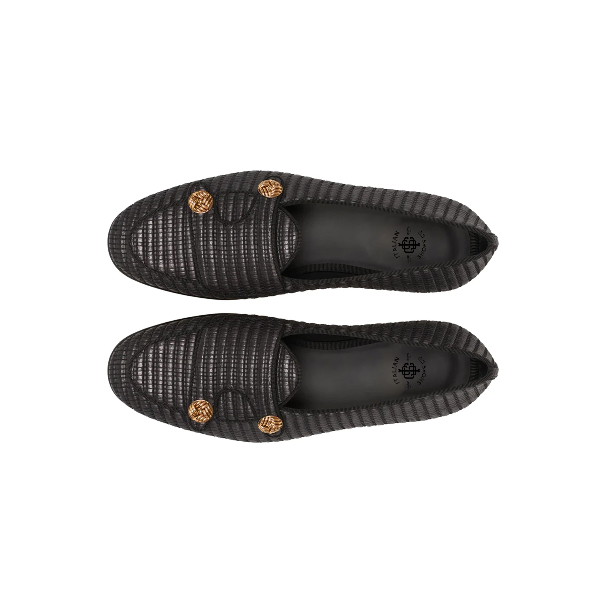 Original Italian Men Double Monk Strap Shoes