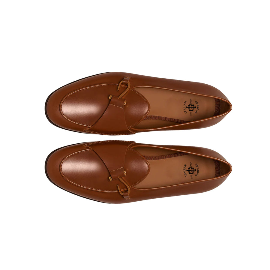 Tan Brown Tassel Loafers