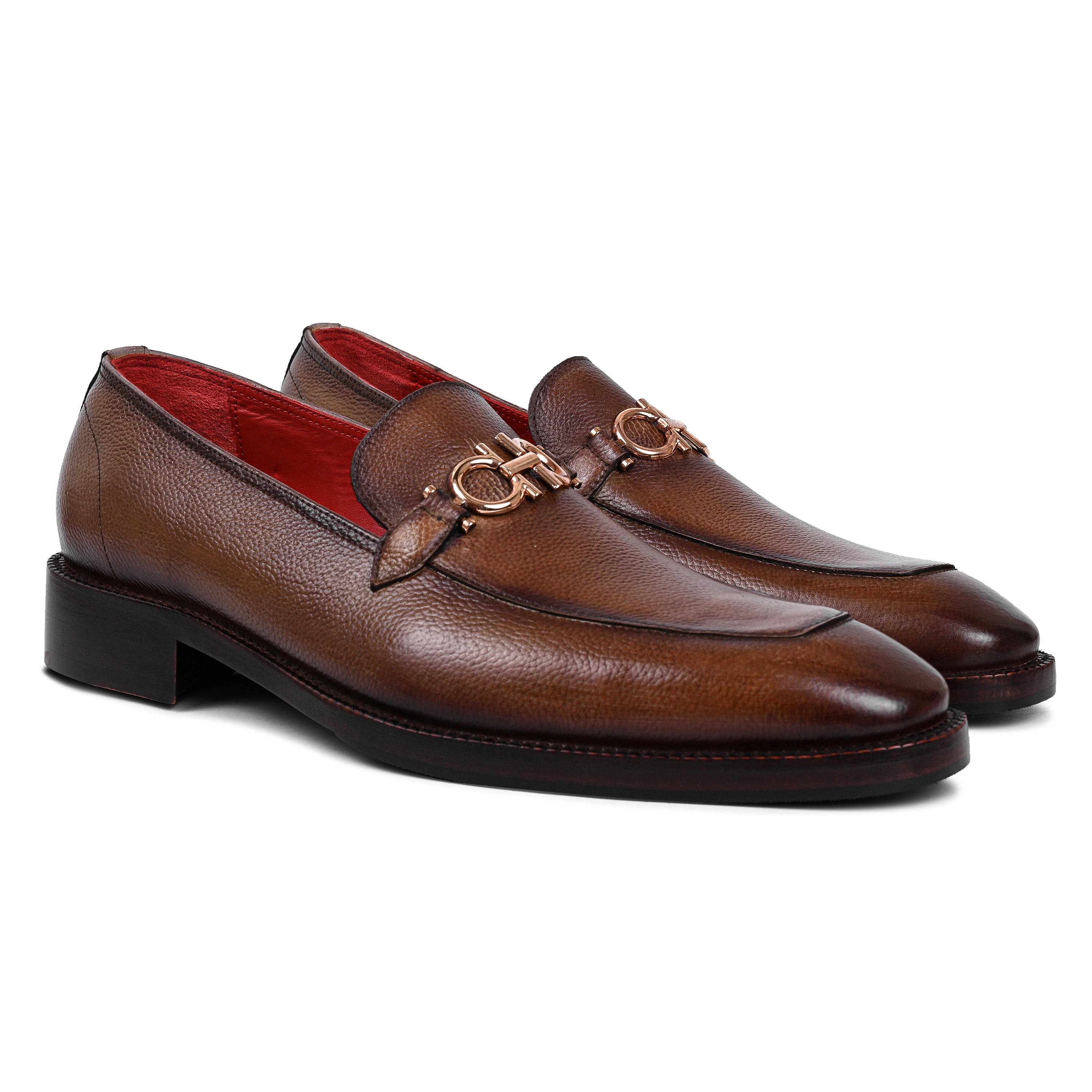 Aadi Synthetic Leather Slip-On Loafers For Men