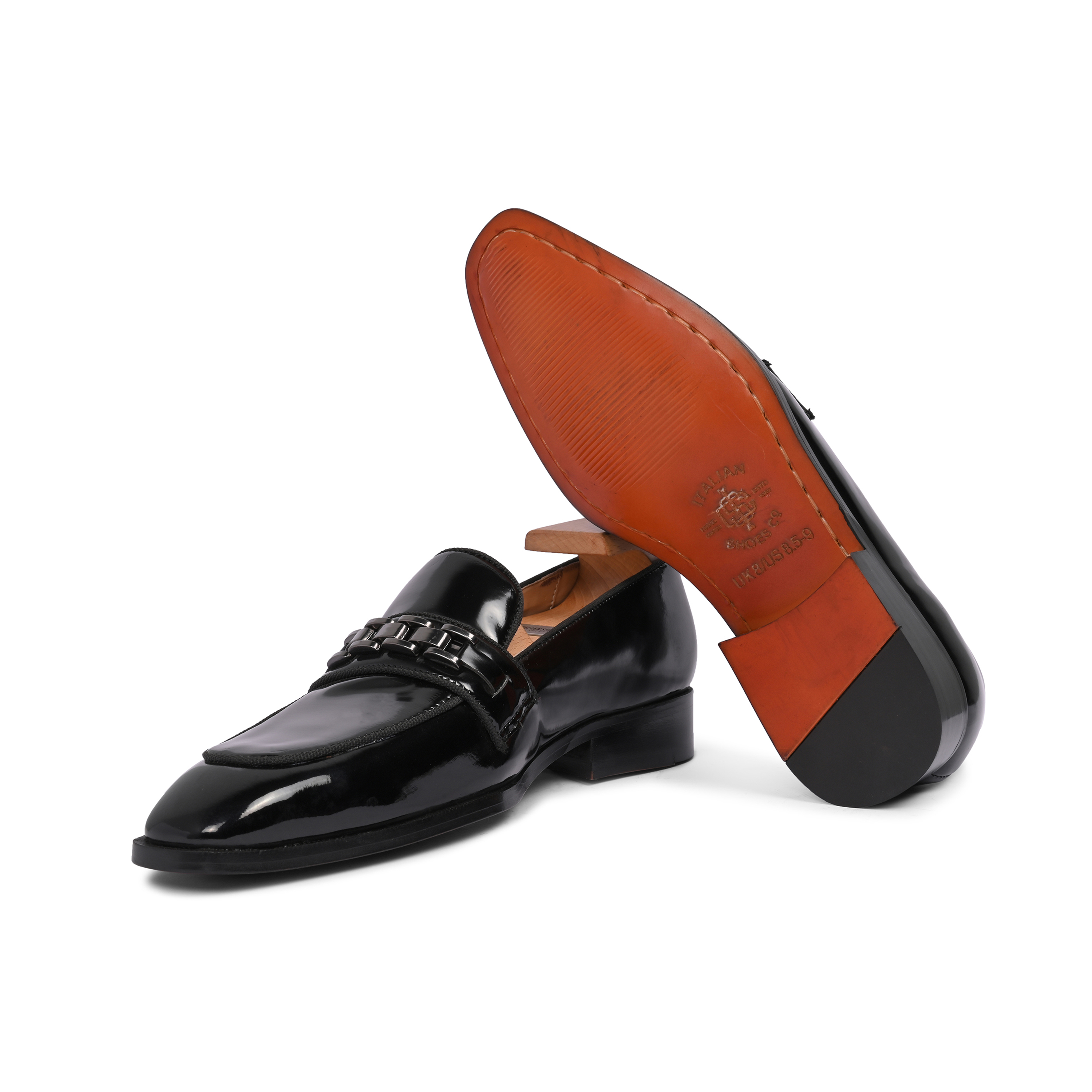 Regal Radiance Leather Loafers