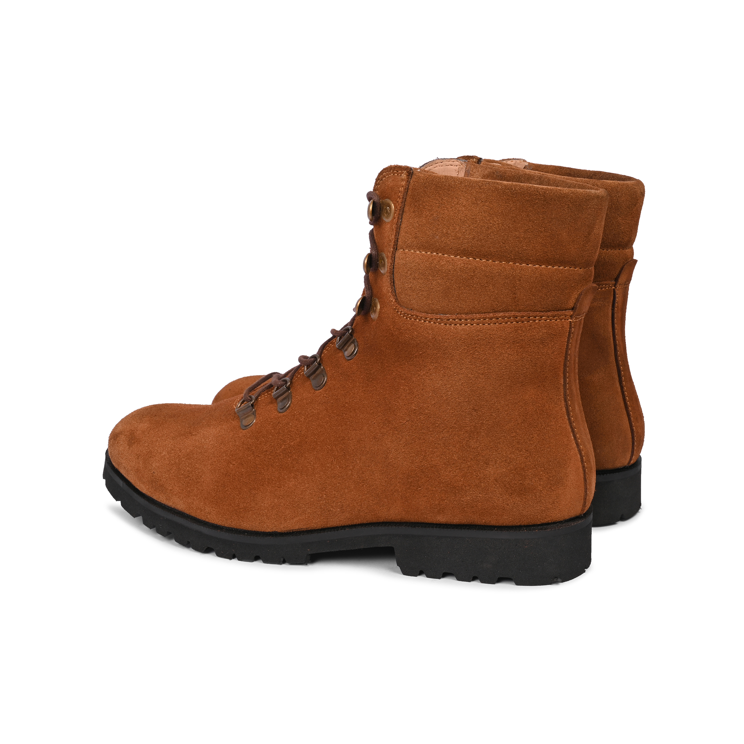 Dark Brown Regal Radiance Ankle Boots