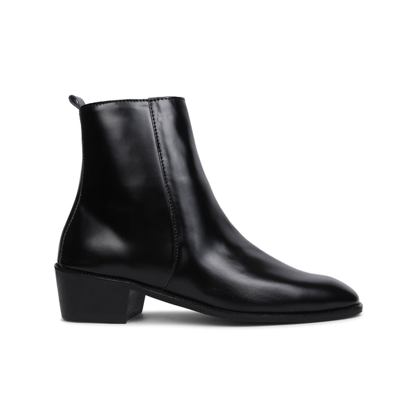 Soft Leather Cuban Boots