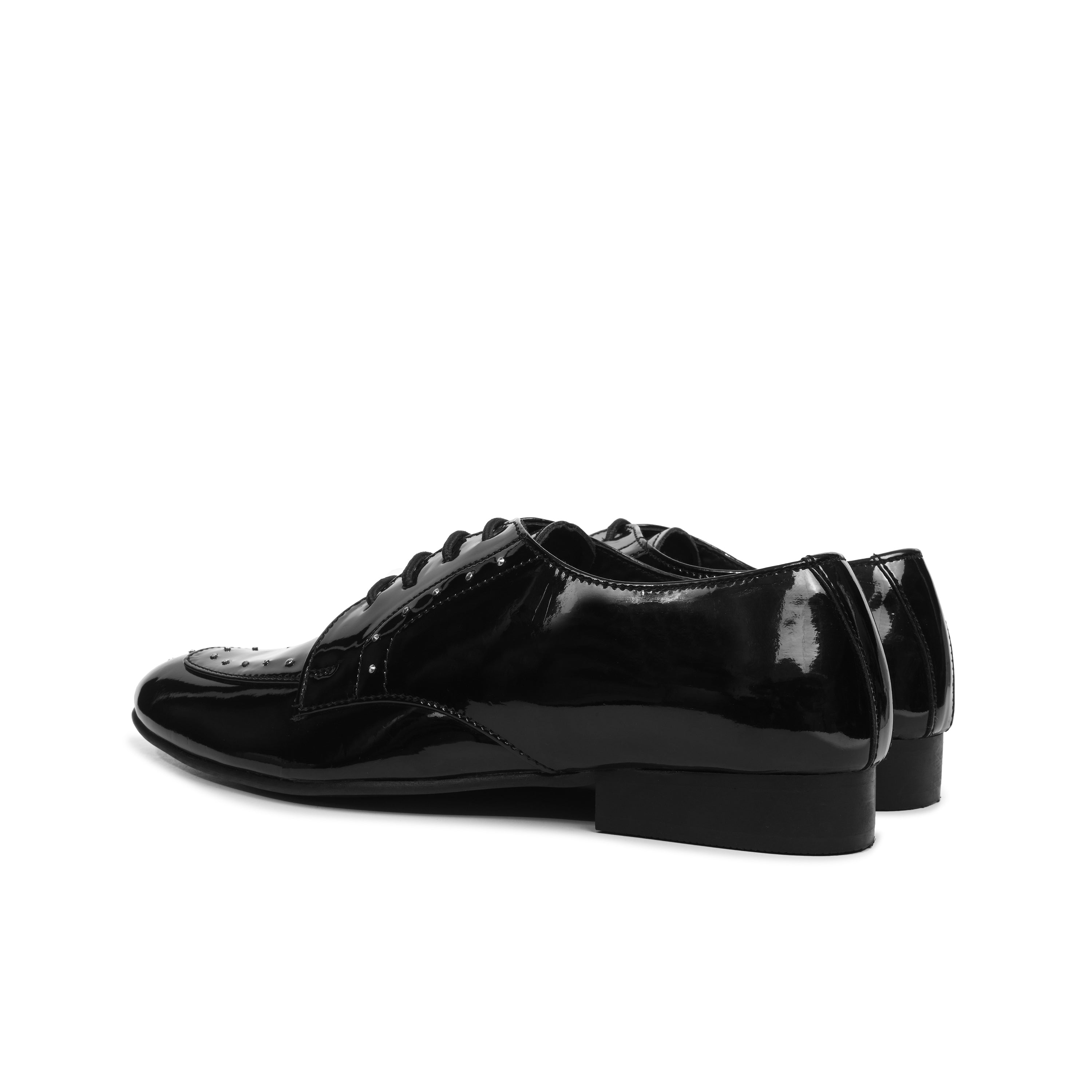 Black Patent Leather Designer Shoes