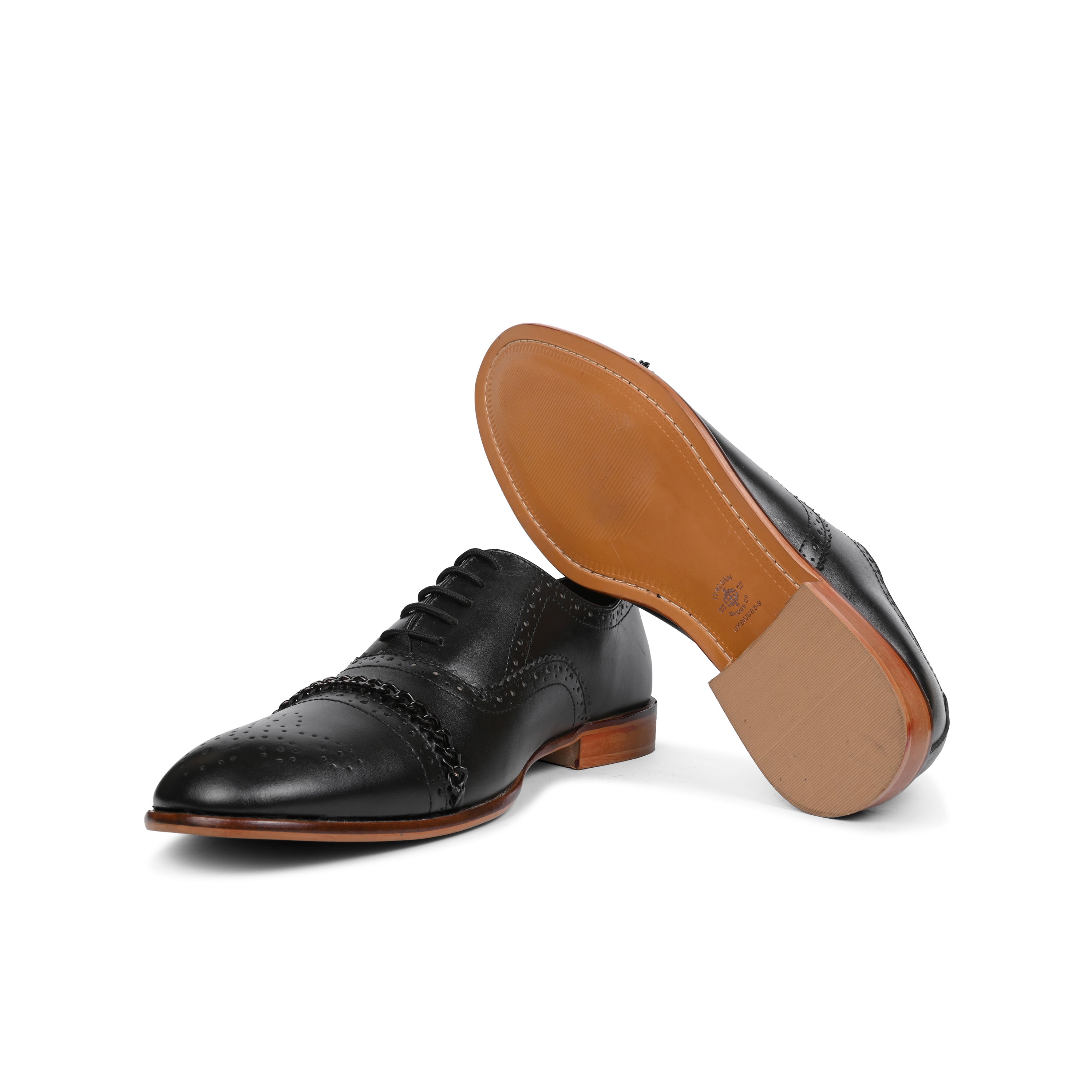 Derby Shoes With Chain